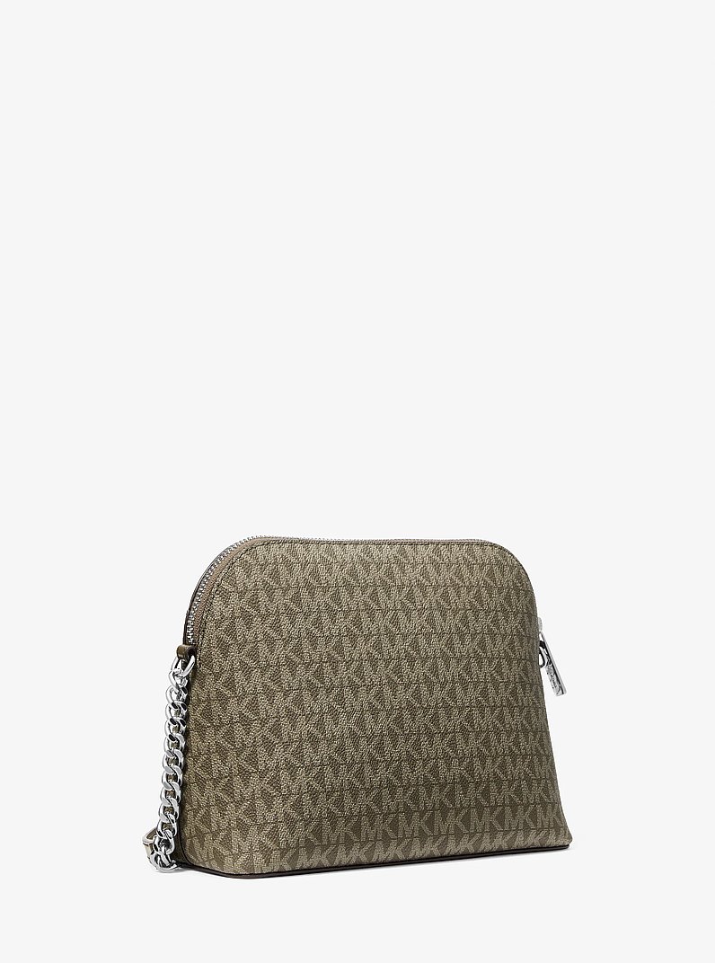 Jet Set Travel Color-Block Signature Logo Crossbody Bag in OLIVE COMBO | Michael Kors