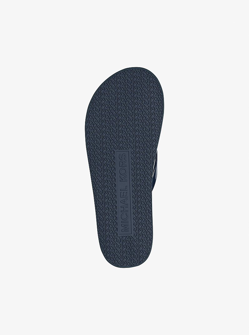 Chanclas Bedford con nuestro logotipo impreso exclusivo in AZUL MARINO | Michael Kors
