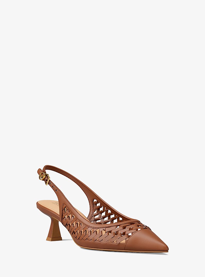 Escarpin Amali tiss&eacute; in LUGGAGE | Michael Kors
