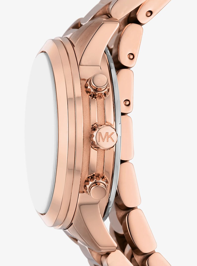 Montre enveloppante Runway de ton or rose in OR ROSE | Michael Kors