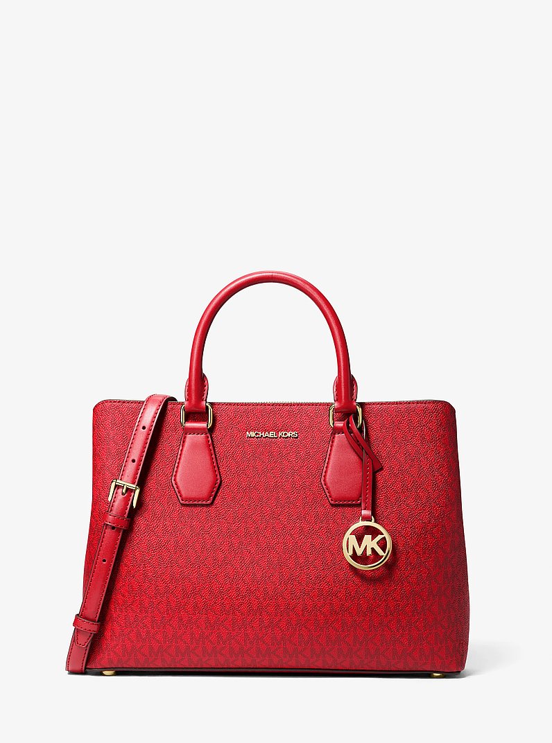 Bolso satchel Camille grande con logotipo exclusivo in CARMES&Iacute; MULTICOLOR | Michael Kors