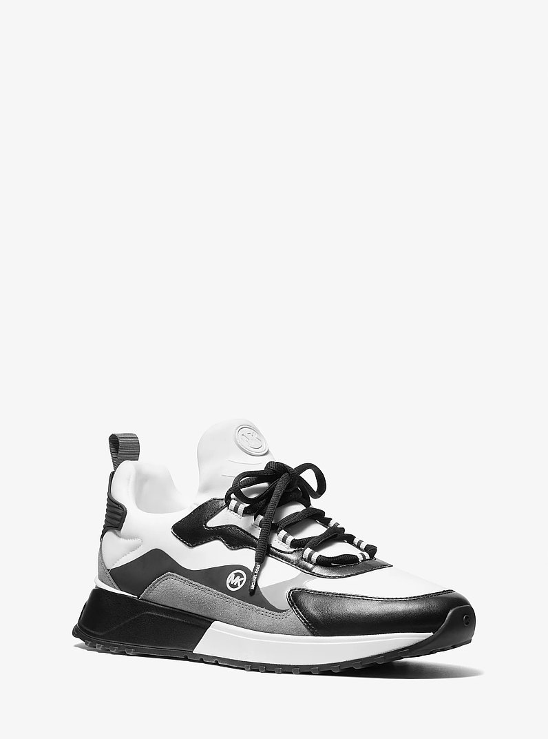 Theo Sport Scuba Trainer in WHITE/BLACK | Michael Kors