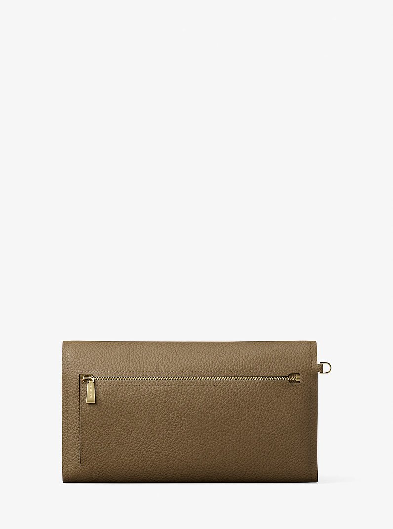 Pochette da polso Jet Set media in pelle martellata per smartphone in LODEN | Michael Kors