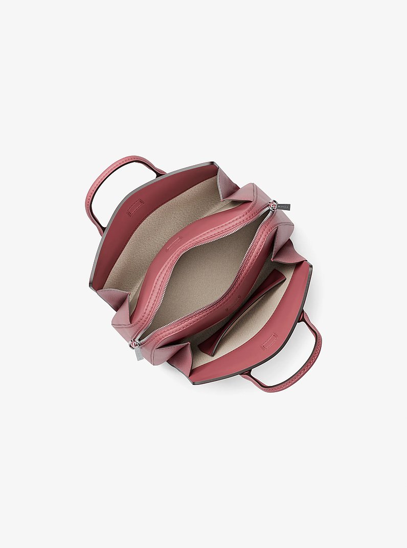 Laila Extra-Small Leather Crossbody Bag in ROSEWOOD | Michael Kors