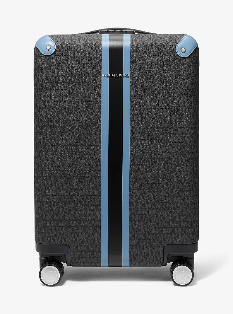 Striped Signature Logo Suitcase in STH PACIFIC | Michael Kors