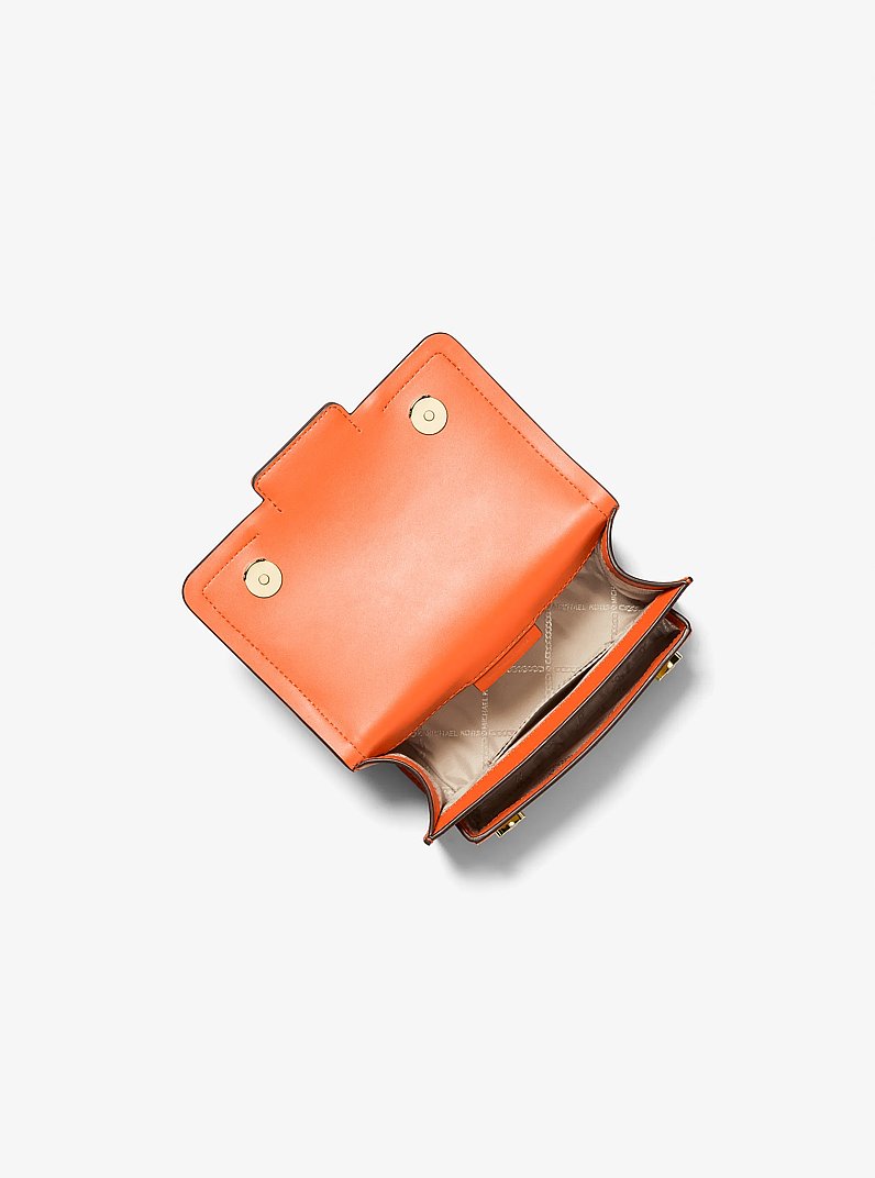 Bandolera Heather extrapeque&ntilde;a con logotipo in ALBARICOQUE | Michael Kors