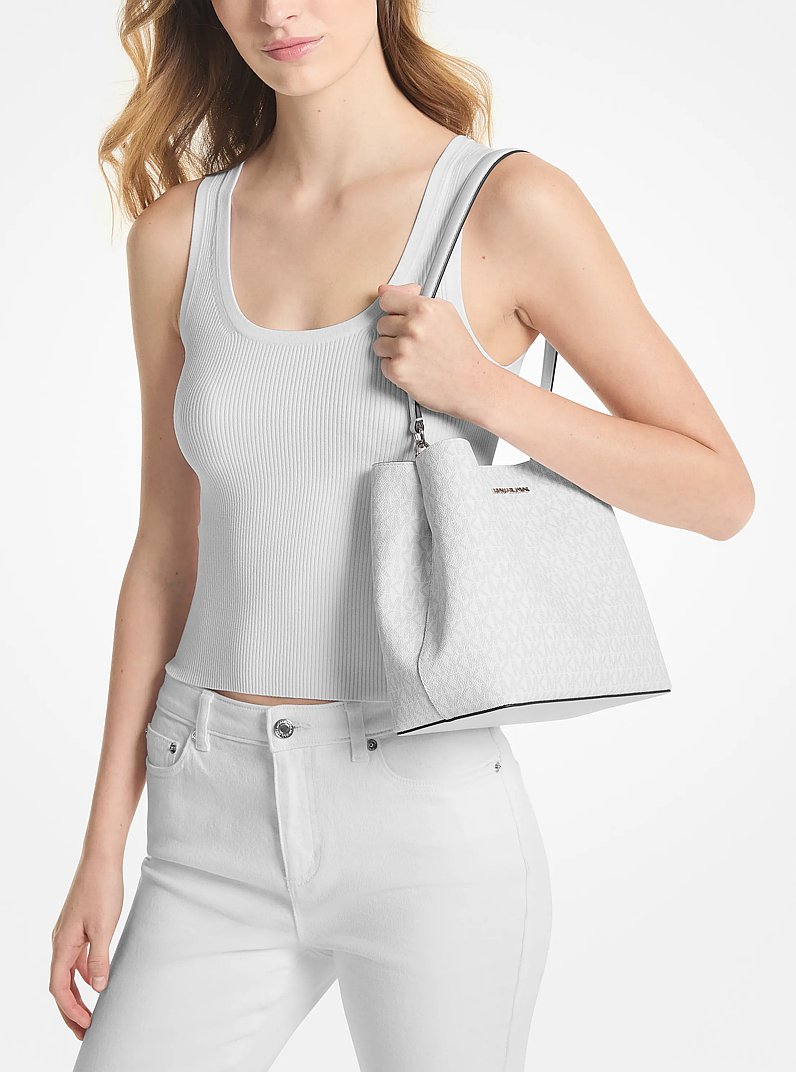 Knuth Marf 2way logo shoulder bag アイボリー Knuth Marf - 2ウェイ ロゴショルダーバッグ (アイボリー) 2way logo