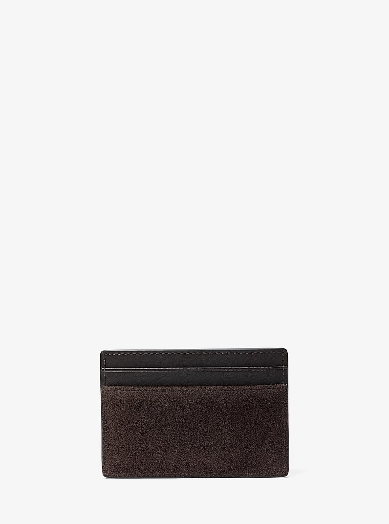 Kartenetui Mason aus Wildleder in SCHOKOLADE | Michael Kors