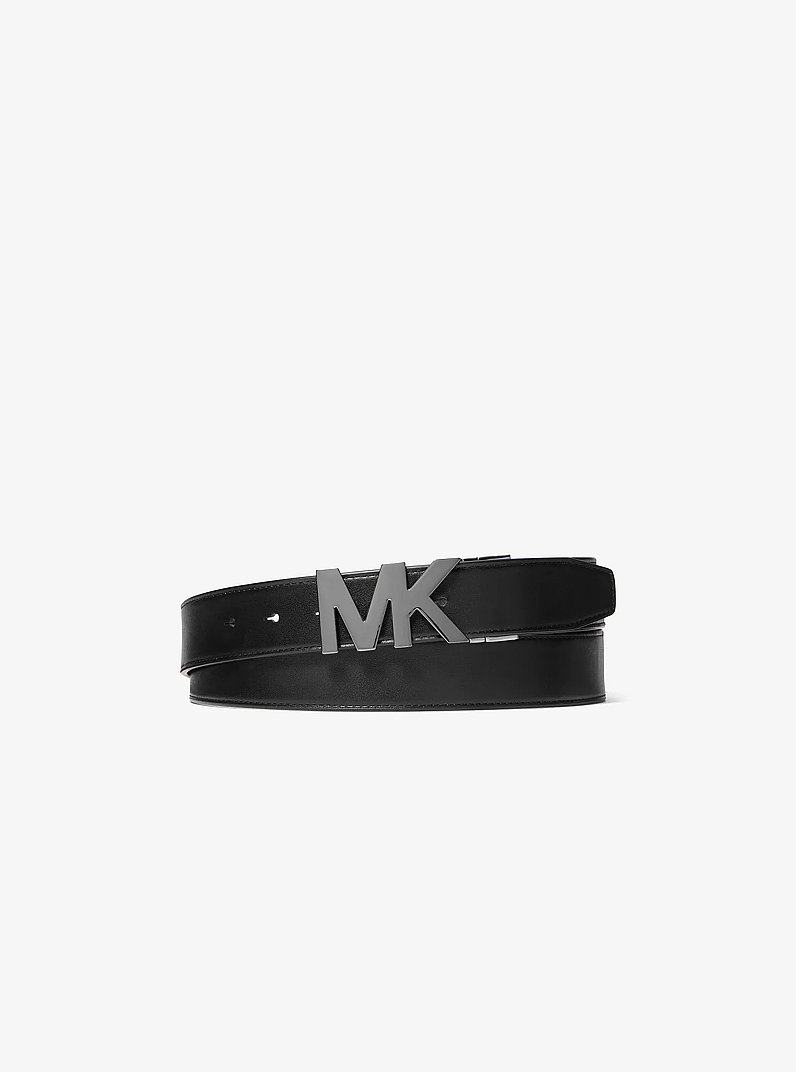 Ensemble-cadeau d&rsquo;&eacute;tui pour cartes &agrave; trois volets et de ceinture &agrave; logo Signature in AMIRAL/BLEU P&Acirc;LE | Michael Kors