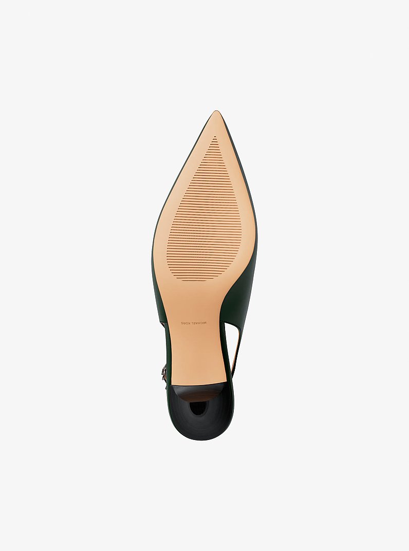 Escarpin &agrave; bride arri&egrave;re Tonya en cuir in MOUSSE | Michael Kors
