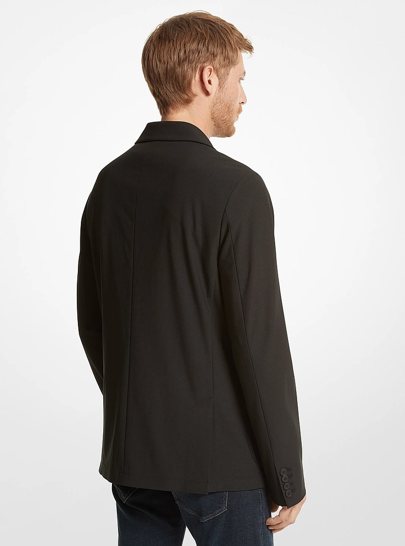 Blazer in tessuto in NERO | Michael Kors