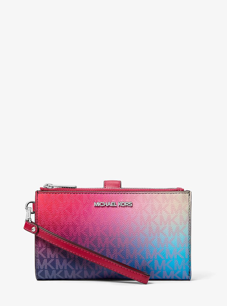 Bolso de pulsera Jet Set grande ombr&eacute; con logotipo de la marca in [3471] | Michael Kors