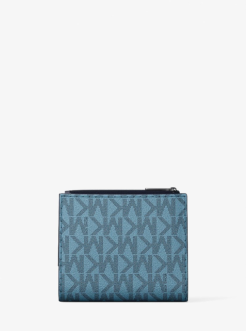 Cooper Signature Logo Wallet in DENIM | Michael Kors