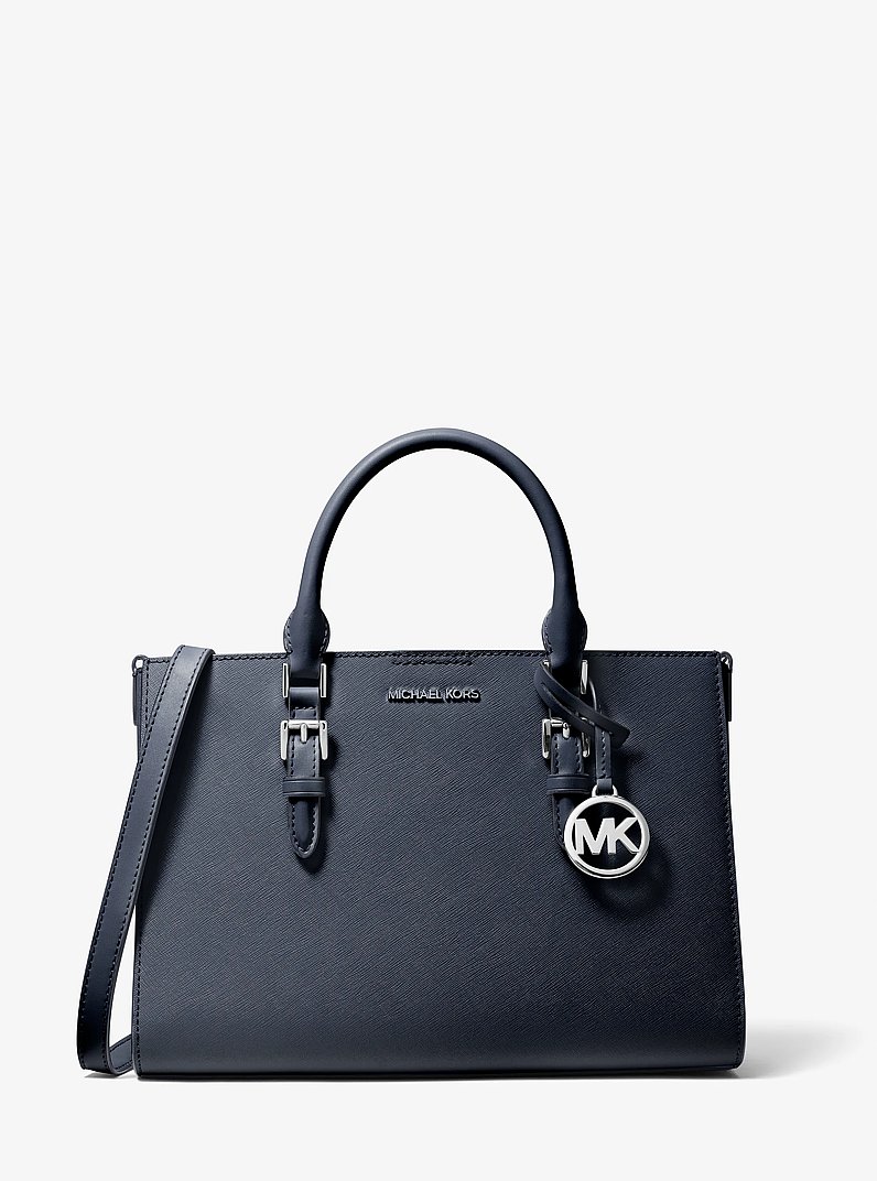 Charlotte Medium Saffiano Leather 2-in-1 Satchel Bag