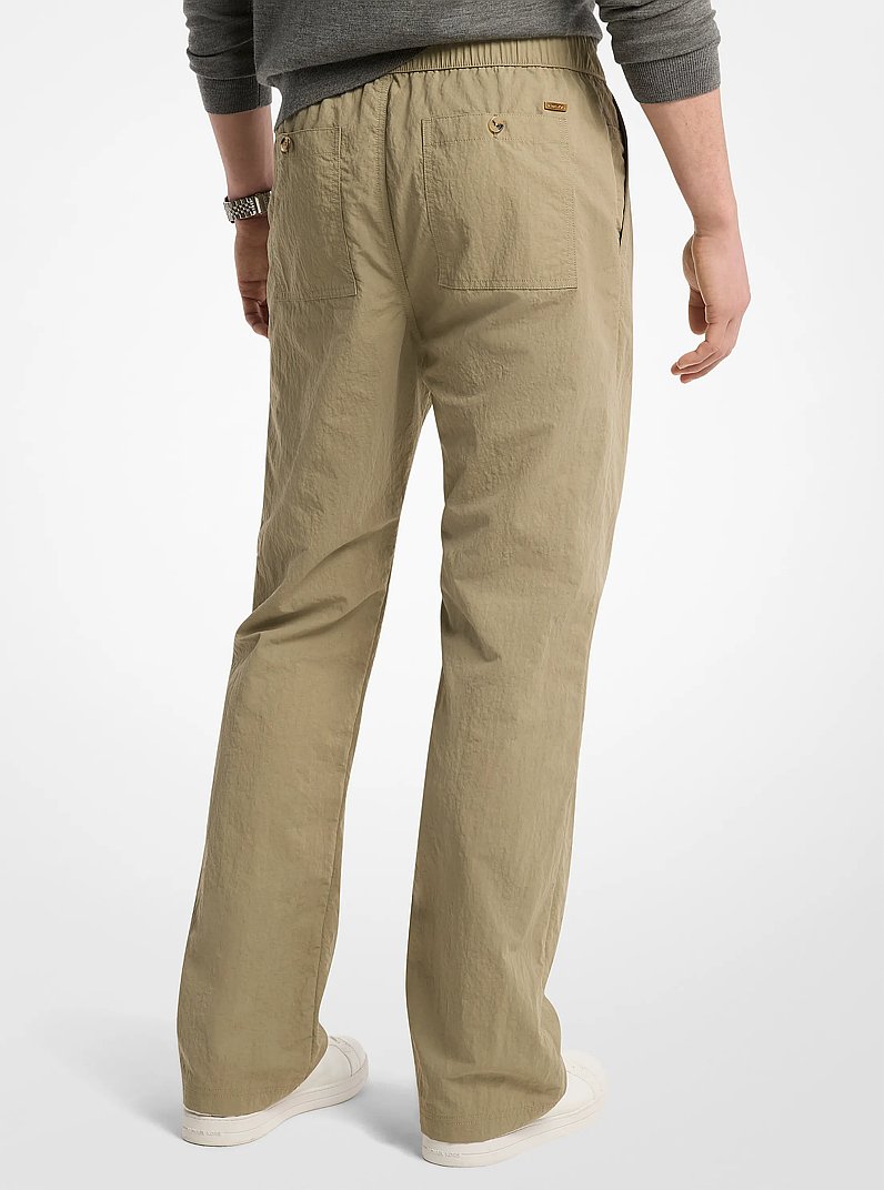 Crinkled Nylon Pants in DUSTY SAGE | Michael Kors