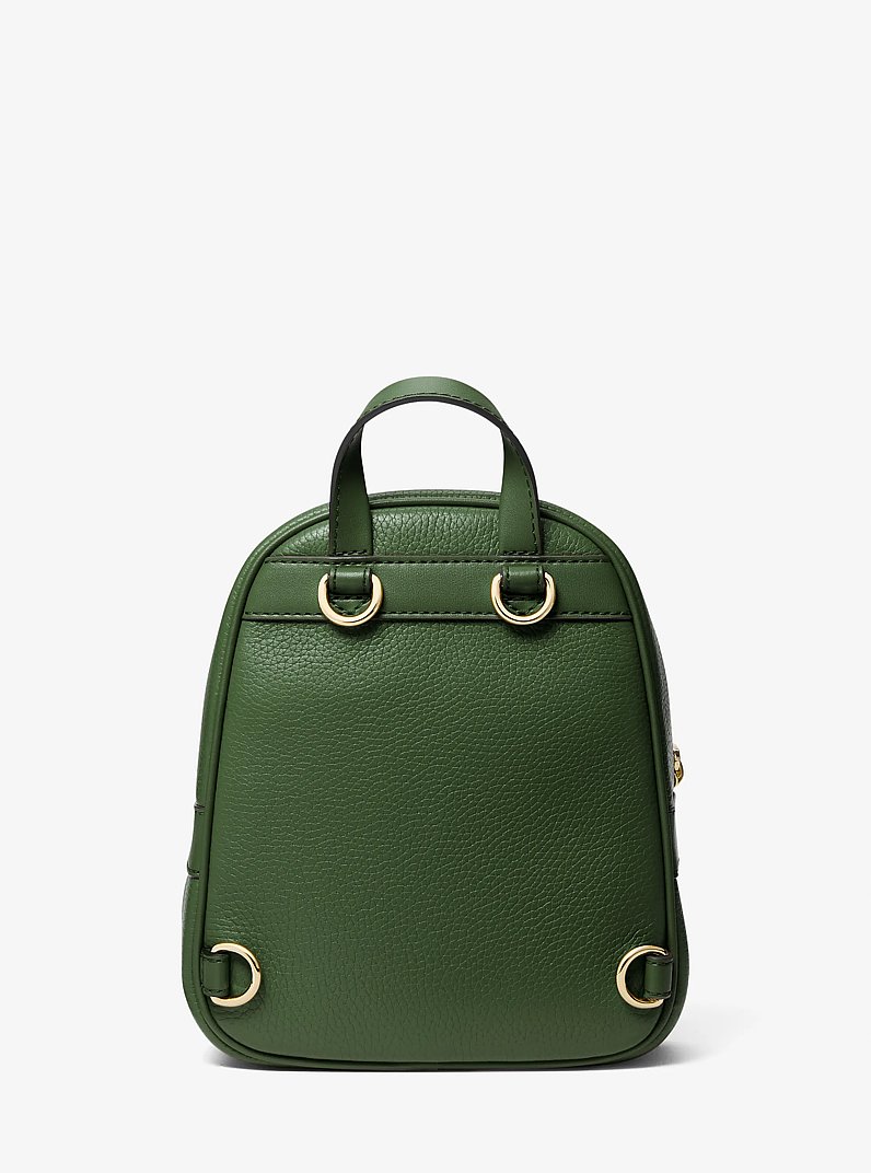 Tr&egrave;s petit sac &agrave; dos Elliot en cuir grain&eacute; in VERT AMAZONE | Michael Kors