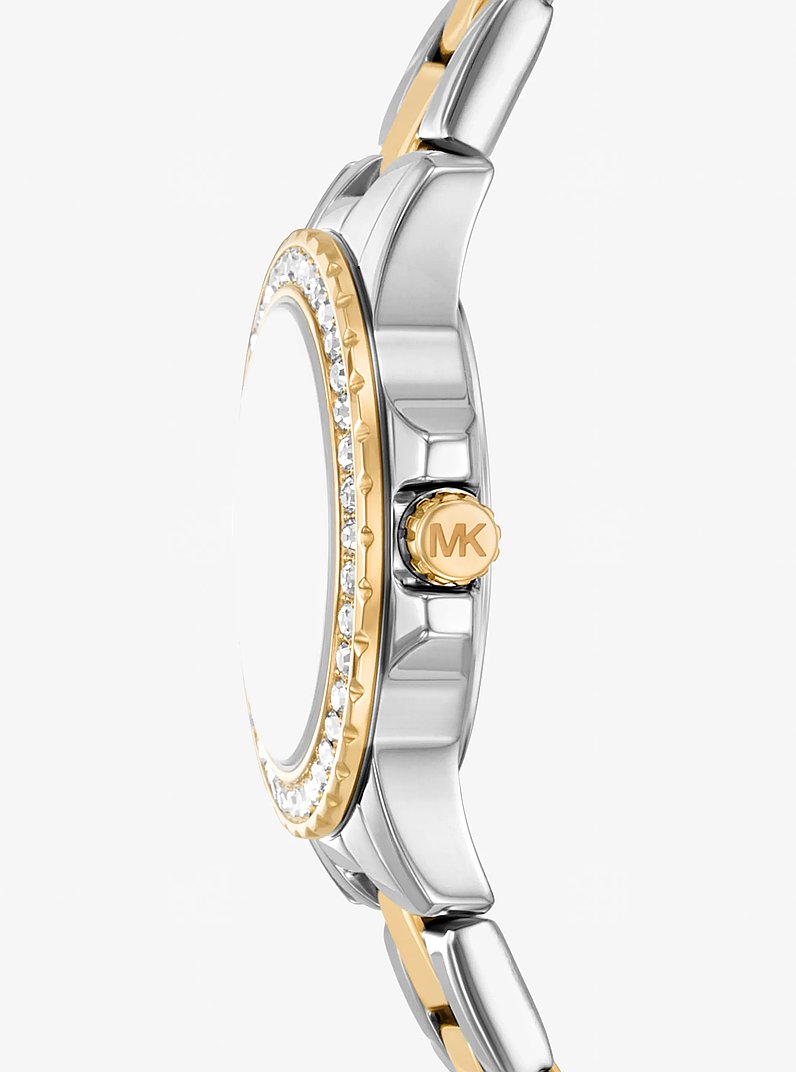 Set de regalo de joyas y reloj Everest petite en tono dorado in BITONO | Michael Kors