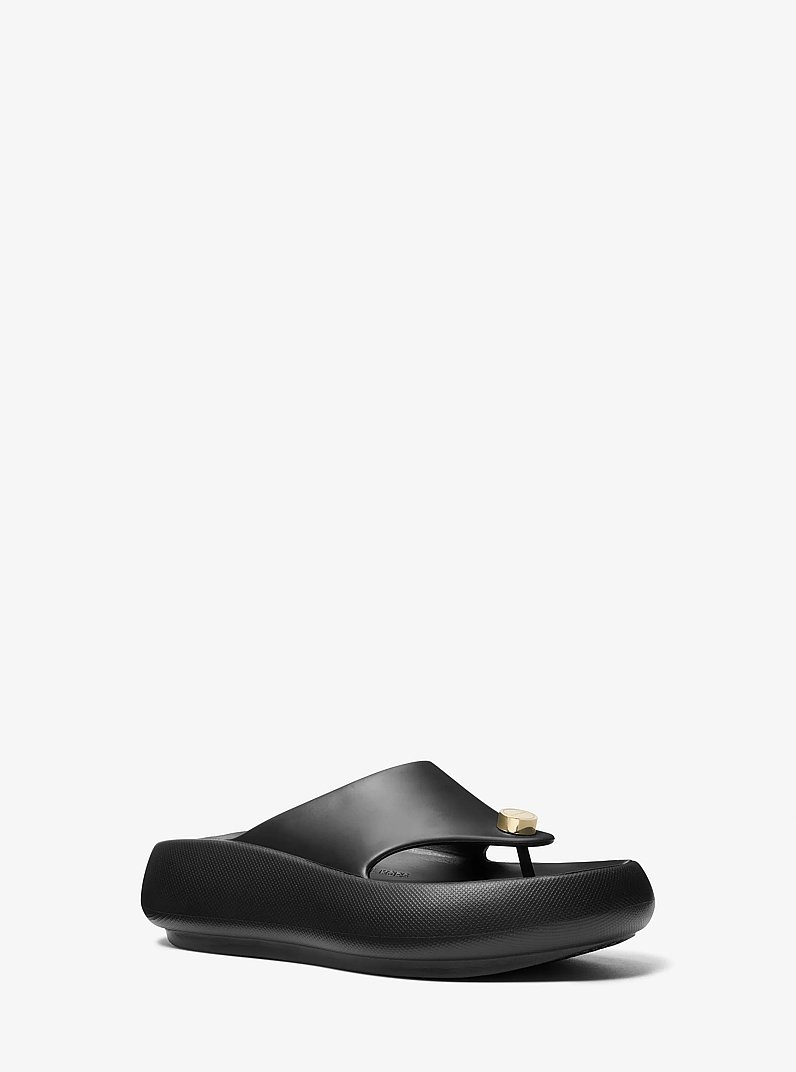 Splash Platform Sandal in BLACK | Michael Kors