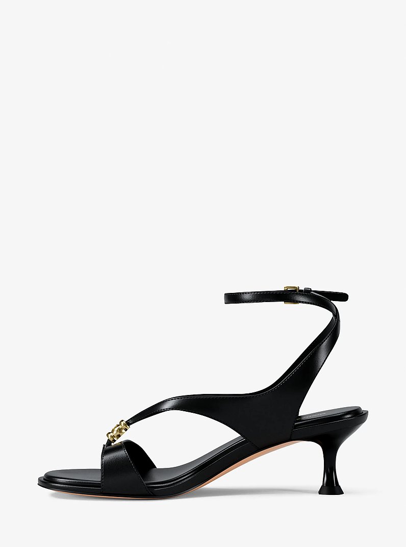 Sandalia Cherie de piel in NEGRO | Michael Kors