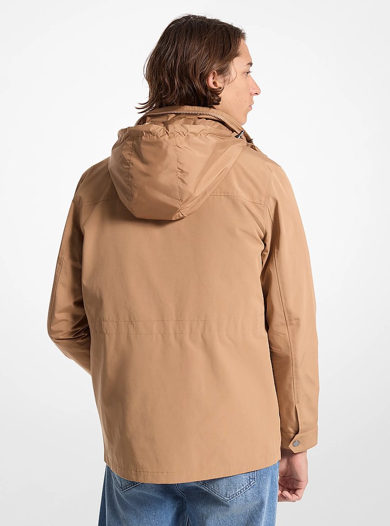2-in-1 Woven Field Jacket in ACC CAMEL - Sale | Michael Kors [US]