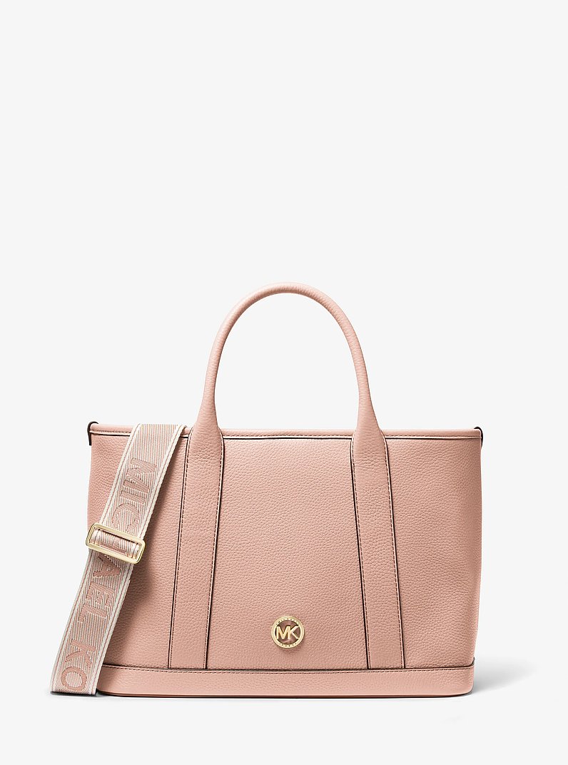Bolso tote Luisa mediano de piel granulada in ROSA CLARO | Michael Kors