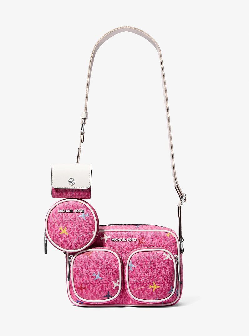 【新品】マイケルコース 35R5STTC6V DRAGONFRUIT バッグ ショルダーバッグ MICHAEL KORS ジェットセットアイテム MK シグネチャー プリント ミディアム クロスボディ ウィズ テックアタッチ アウトレット レディース 楽天市場】【1000円OFFクーポン】マイケルコース バッグ ショルダー