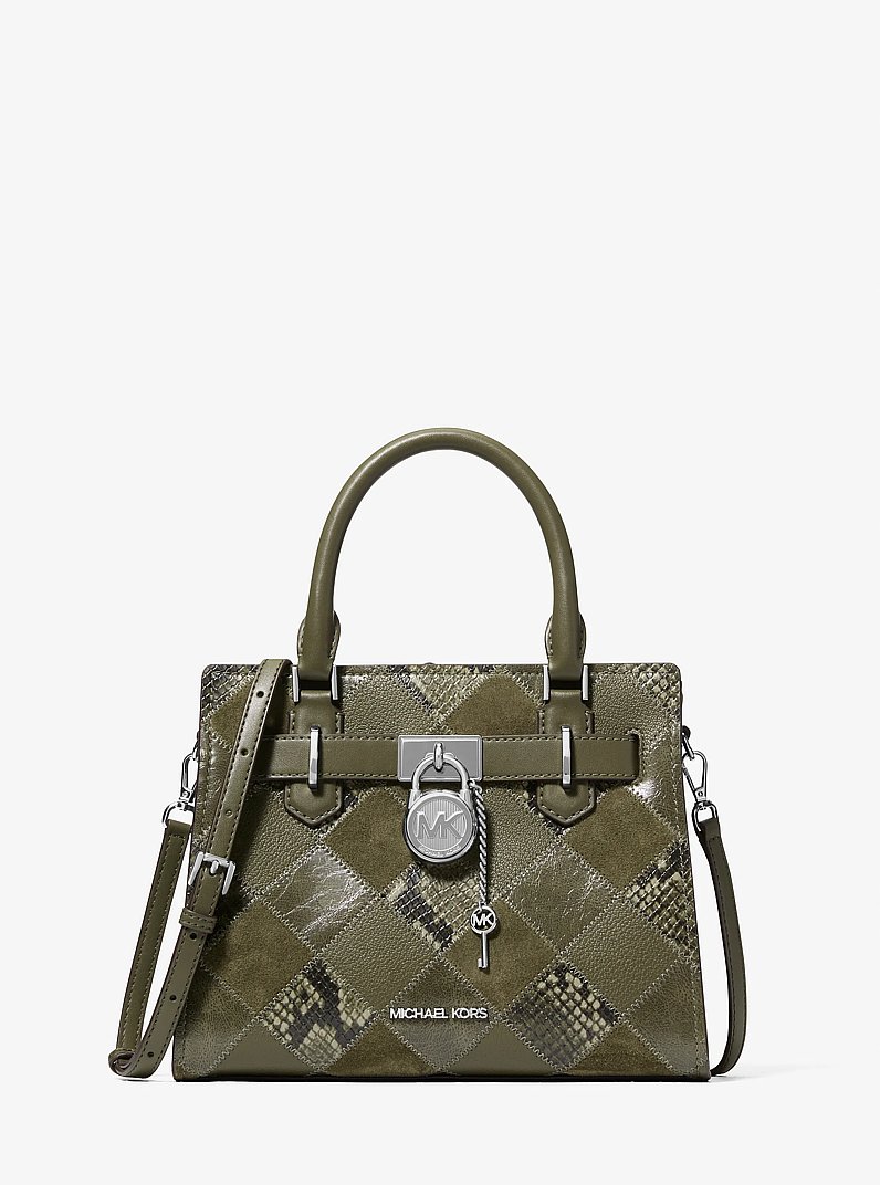Hamilton Small Patchwork Satchel in OLIVE - Sale | Michael Kors [US]
