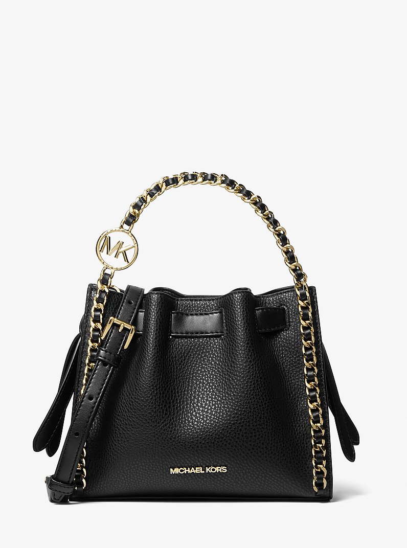 Mina Small Chain Crossbody Bag in BLACK | Michael Kors