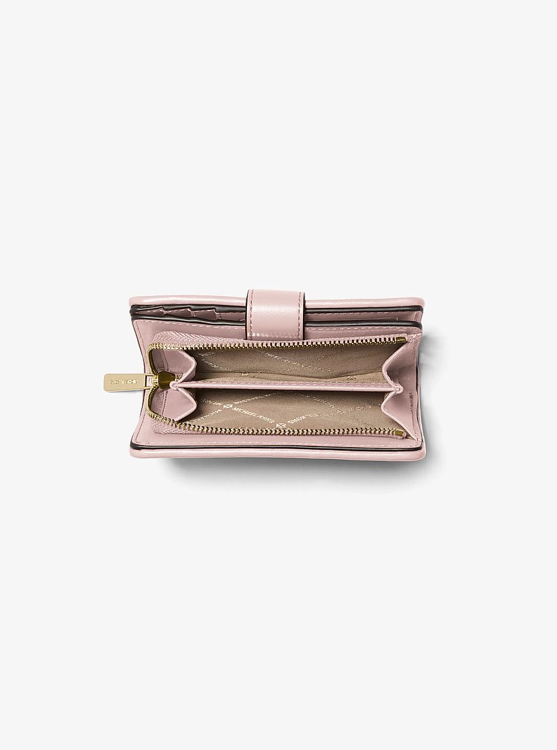 Jet Set Medium Woven Wallet in POWDER BLUSH | Michael Kors