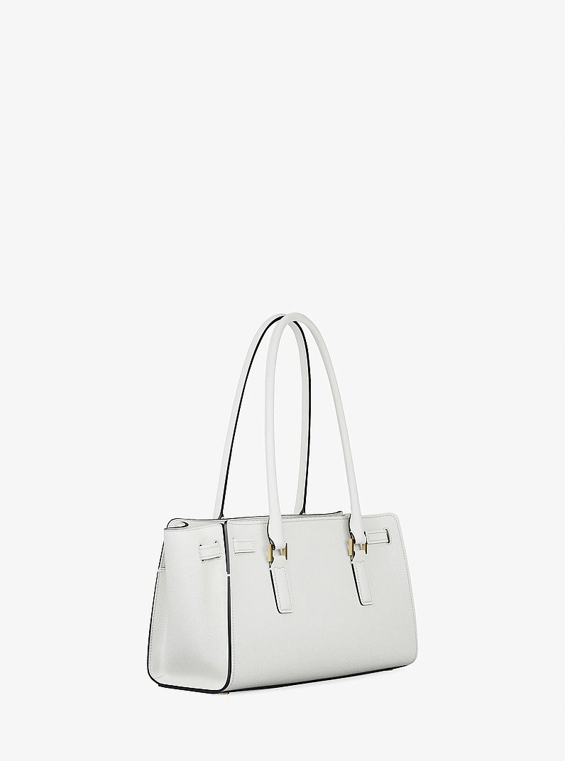 Henkeltasche Hamilton Moderne Small aus Leder mit Nieten in EGGSHELL | Michael Kors