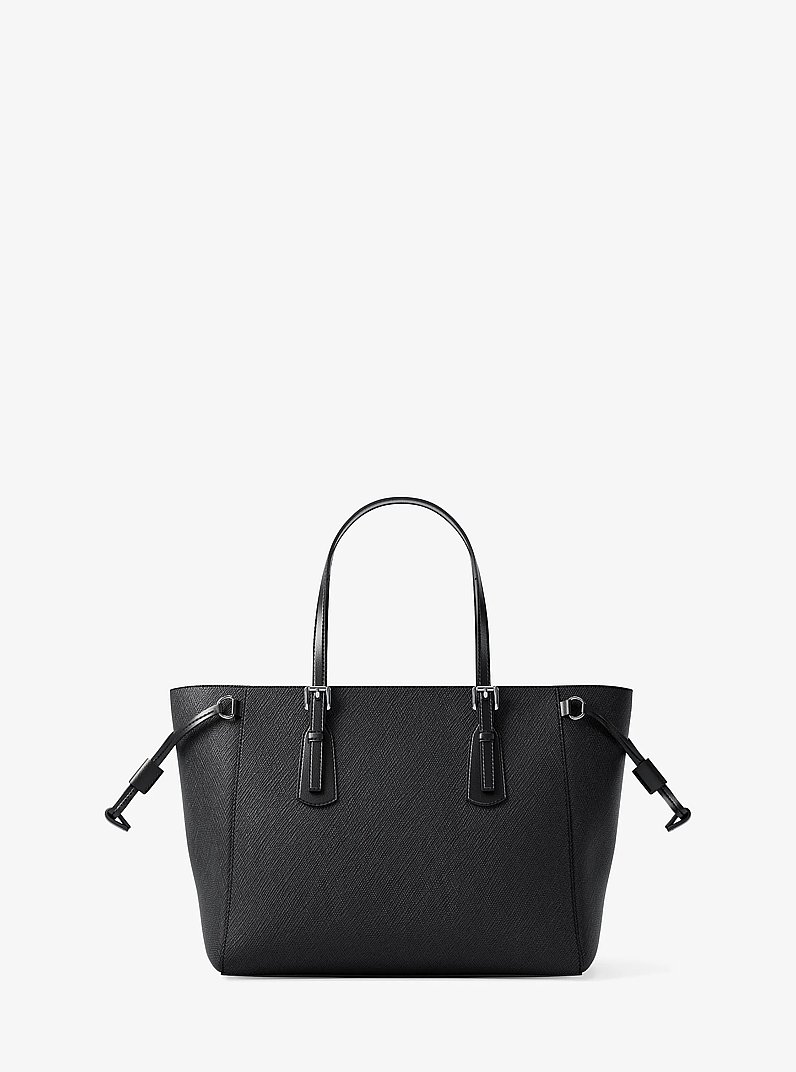 Voyager Extra-Small Pebbled Leather Convertible Crossbody Bag in BLACK | Michael Kors