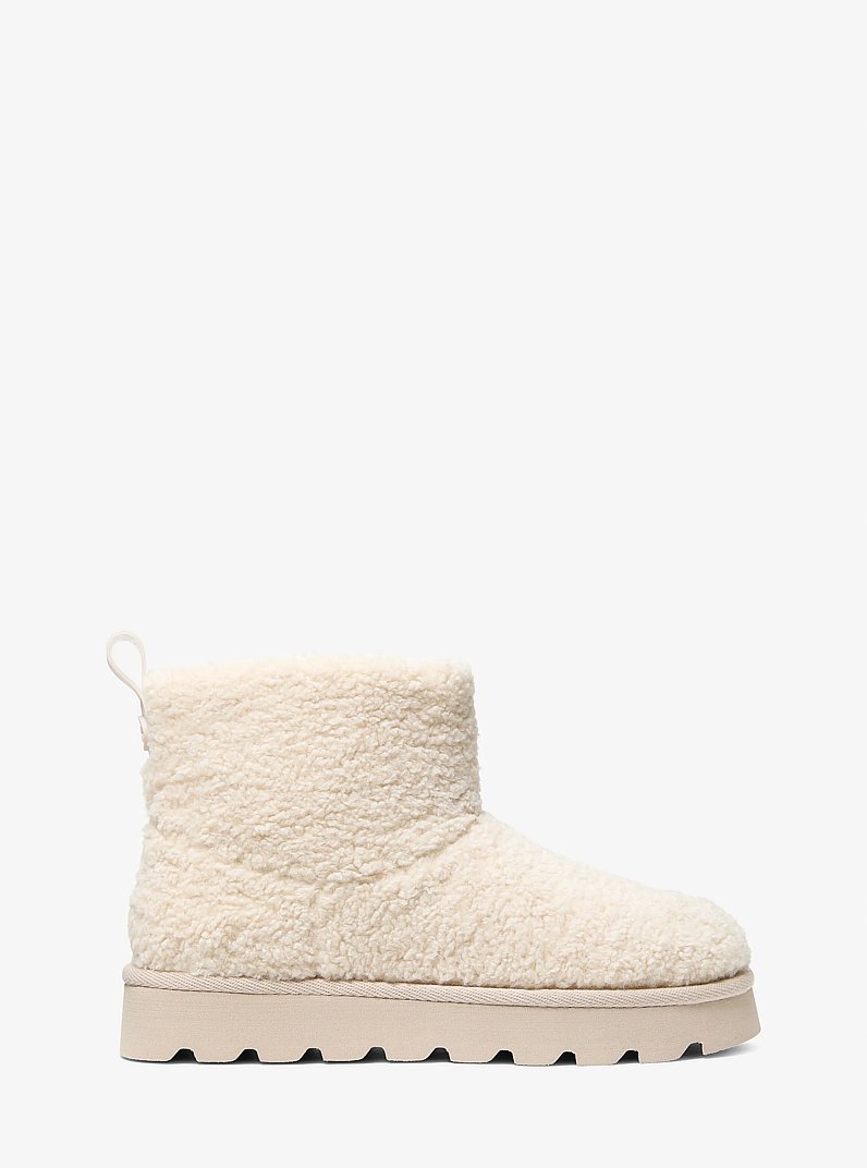Winnie Faux Shearling Boot in NATURAL | Michael Kors
