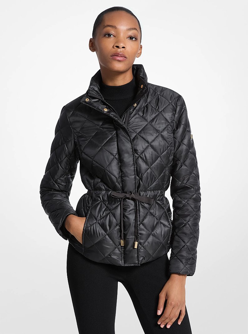 Quilted Puffer Jacket in BLACK | Michael Kors