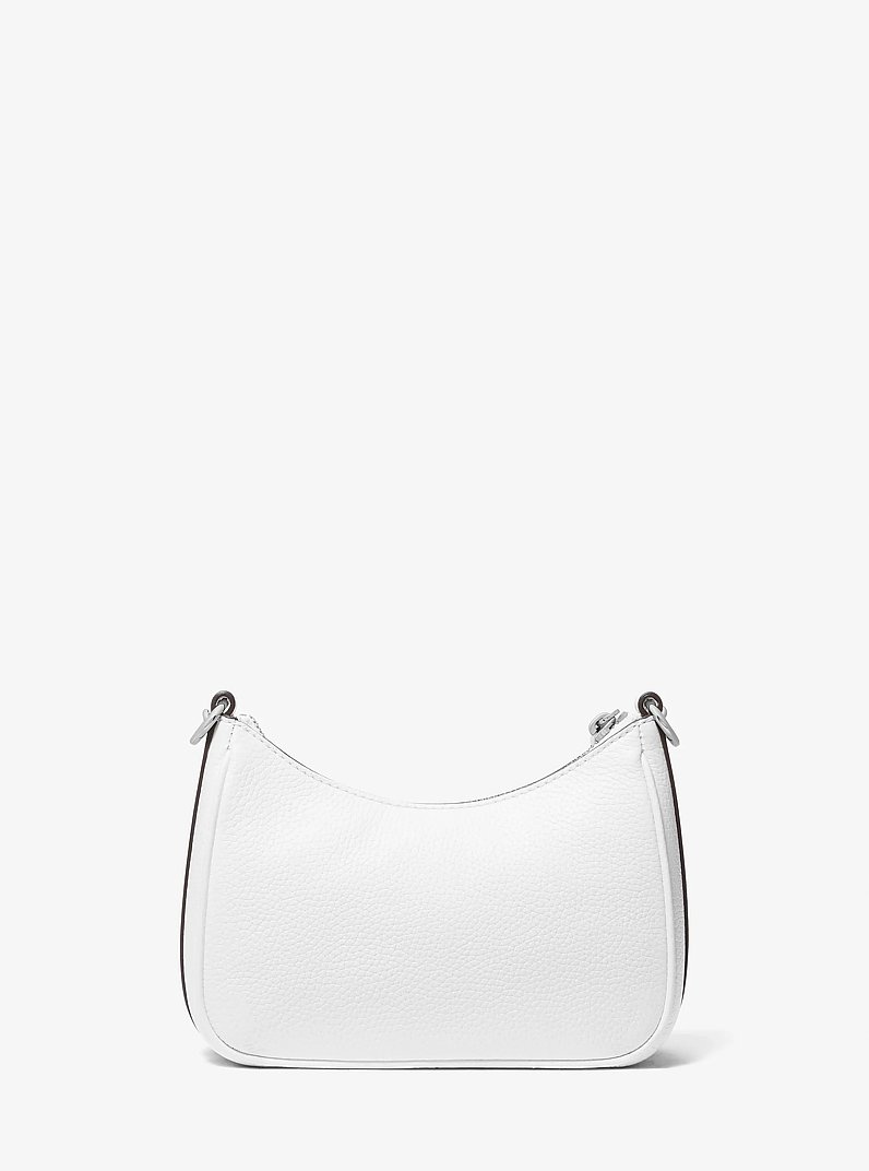 Pochette Jet Set Charm peque&ntilde;o de piel in BLANCO INTENSO | Michael Kors