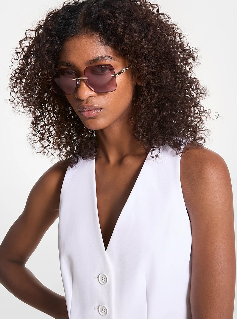 Lunettes de soleil Quebec in ROSE | Michael Kors
