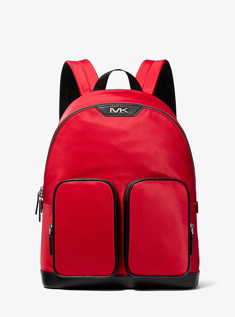 Sac &agrave; dos Lautner en nylon &agrave; poche in ROUGE VIF | Michael Kors