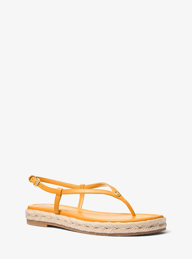 Samara Espadrille Sandal in POP ORANGE | Michael Kors
