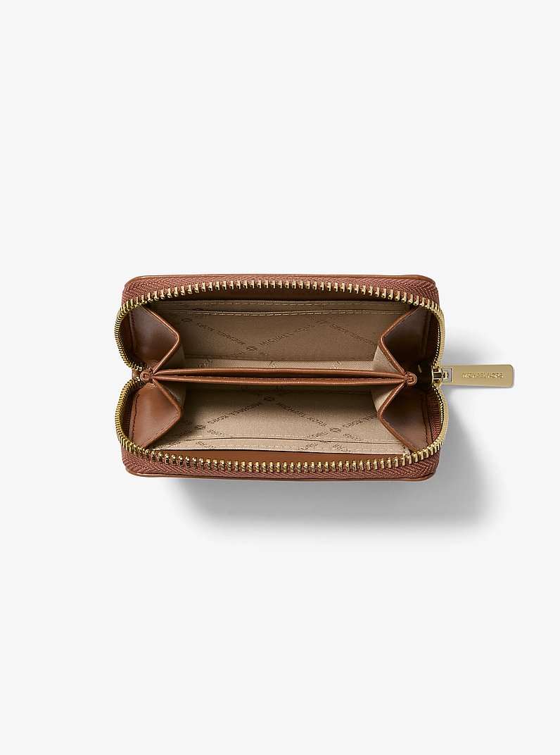 Jet Set Travel Medium Quilted Wallet in LUGGAGE | Michael Kors