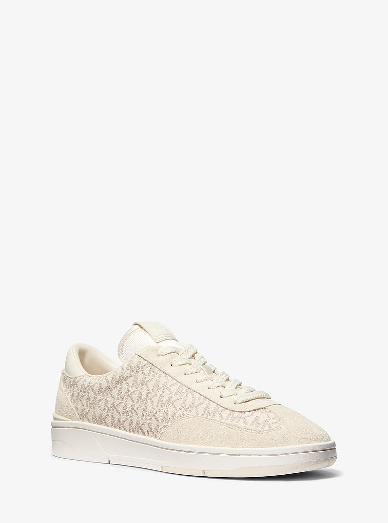 Wilton Signature Logo Sneaker in VANILLA | Michael Kors