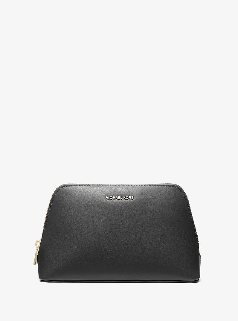Neceser de viaje Jet Set mediano de piel in NEGRO | Michael Kors