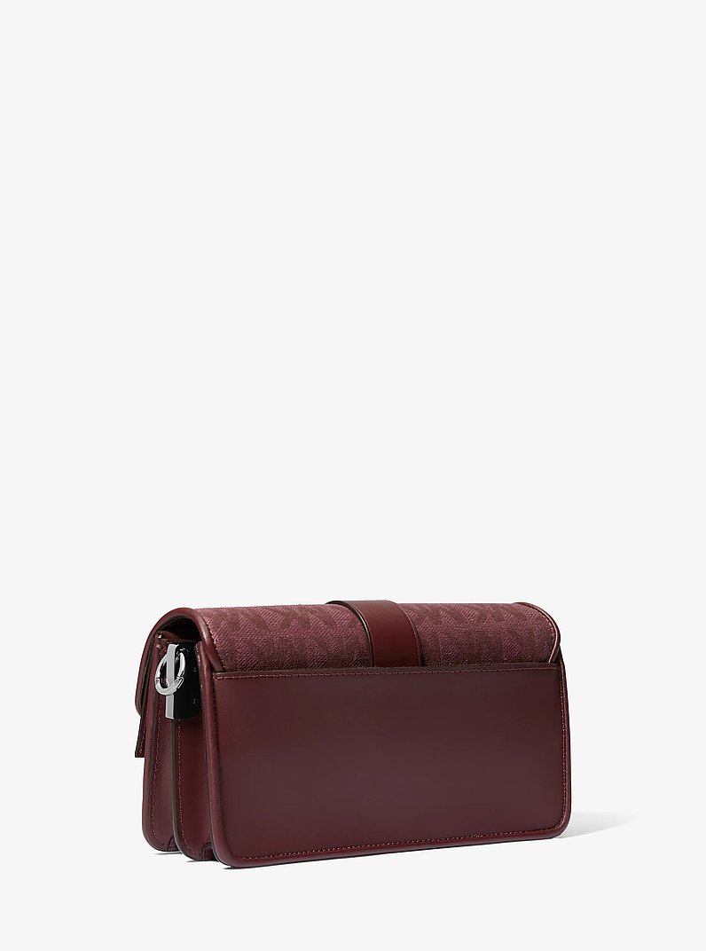 Greenwich Medium Logo Jacquard Shoulder Bag