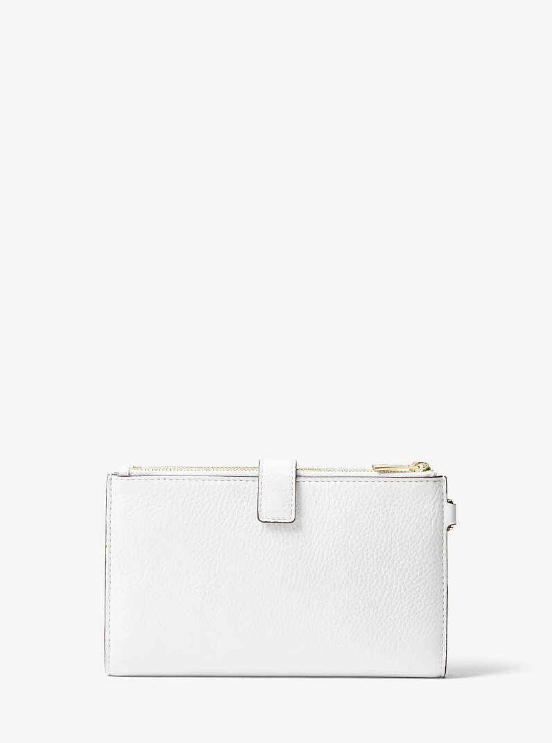 Adele Leather Smartphone Wallet in OPTIC WHITE | Michael Kors