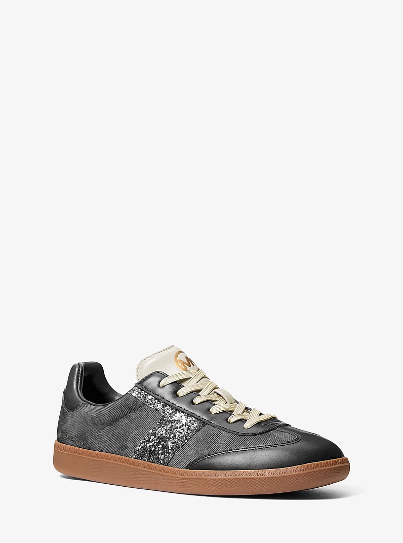 Zapatilla Jovie de materiales mixtos in NEGRO | Michael Kors