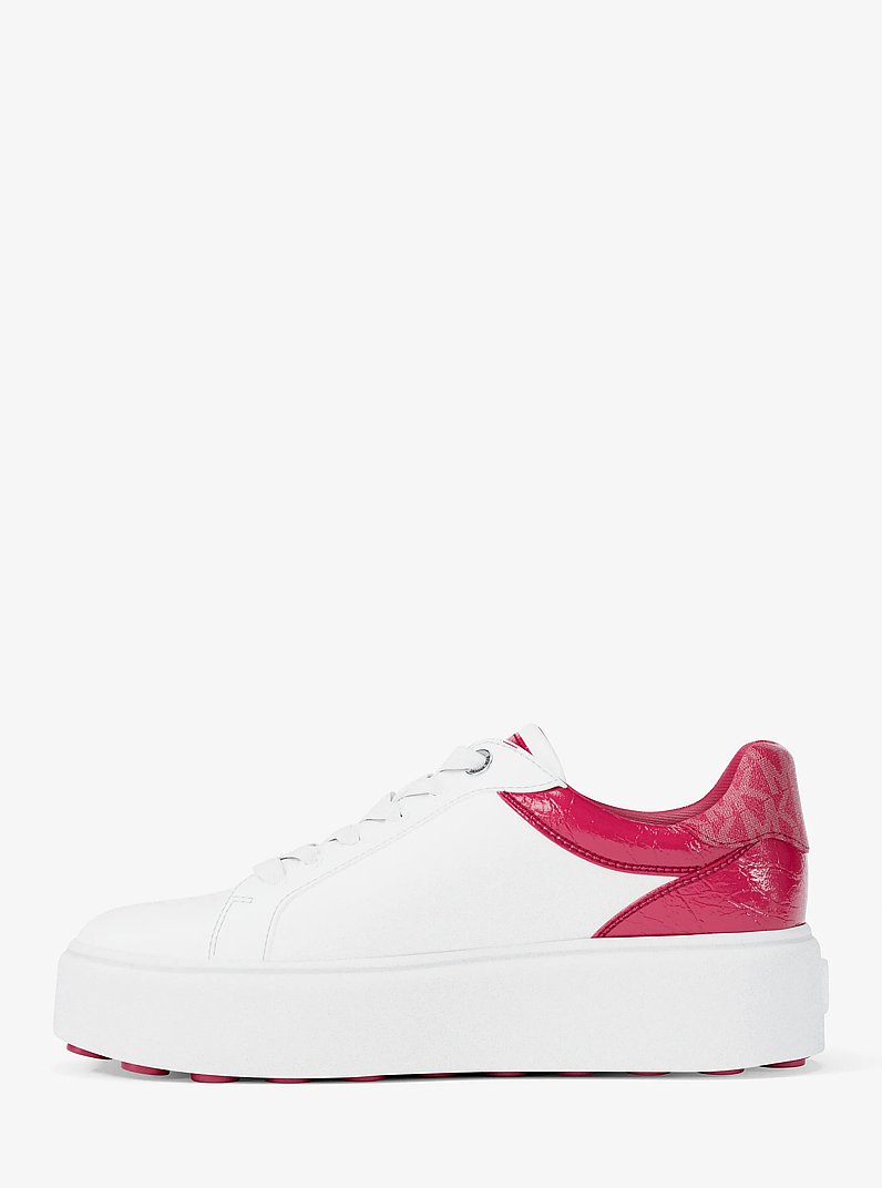 Romey Embellished Platform Sneaker in DK RASPBERRY | Michael Kors