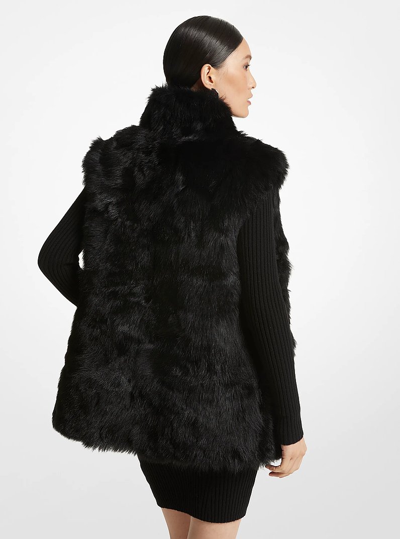 Veste en toison d'agneau in NOIR | Michael Kors