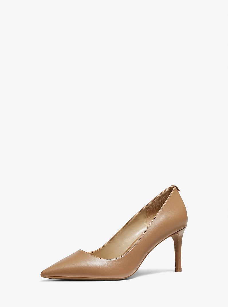 Pumps Alina Flex aus Leder in CASHEW | Michael Kors
