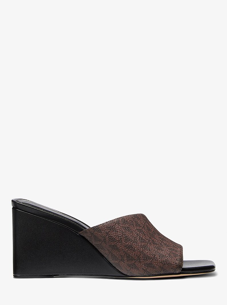 Merriam Signature Logo Wedge Sandal