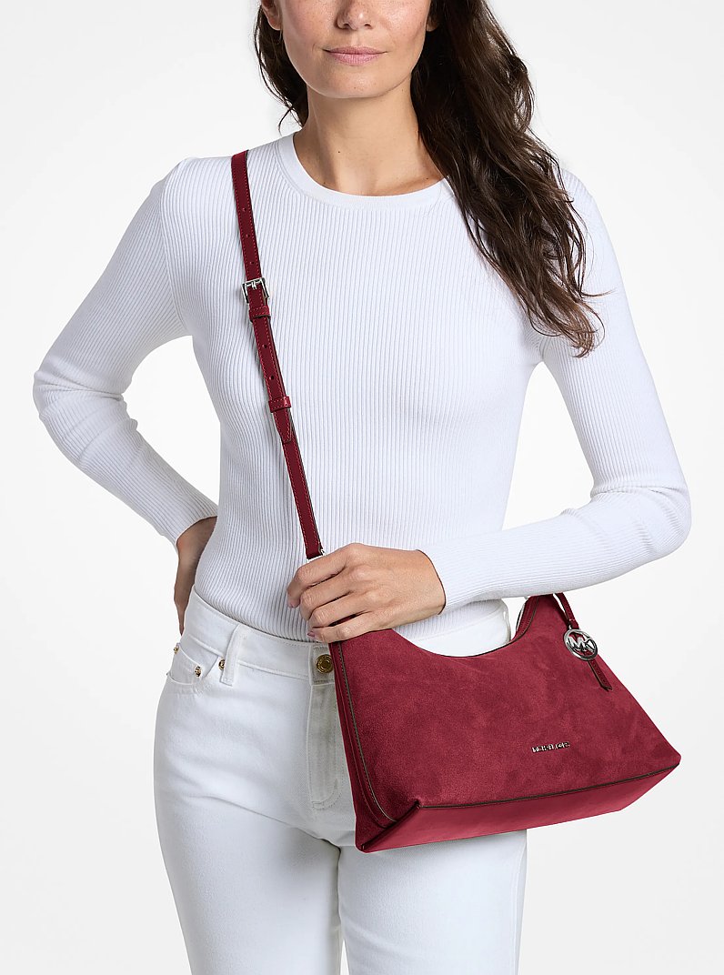 Bolso de hombro Sammy mediano convertible in GRANATE | Michael Kors