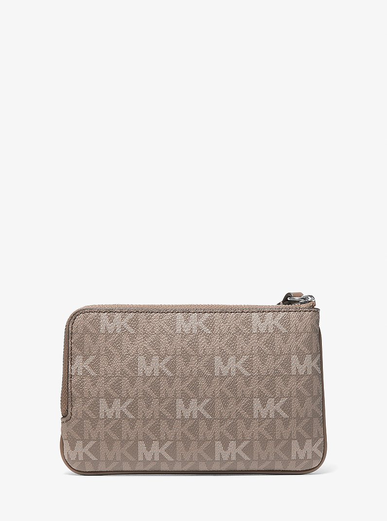 Jet Set Travel Small Signature Logo Wristlet in CHAMPIGNON | Michael Kors