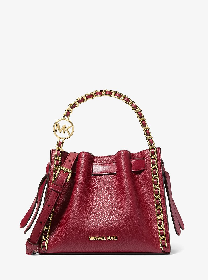 Mina Small Chain Crossbody Bag in CHERRY | Michael Kors